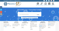 Desktop Screenshot of perucontable.com