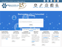 Tablet Screenshot of perucontable.com